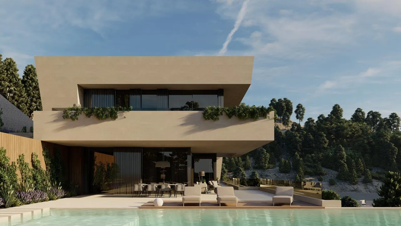 living - 664m² plot with 378m² terrace for sale in Son Vida - gallery - 7