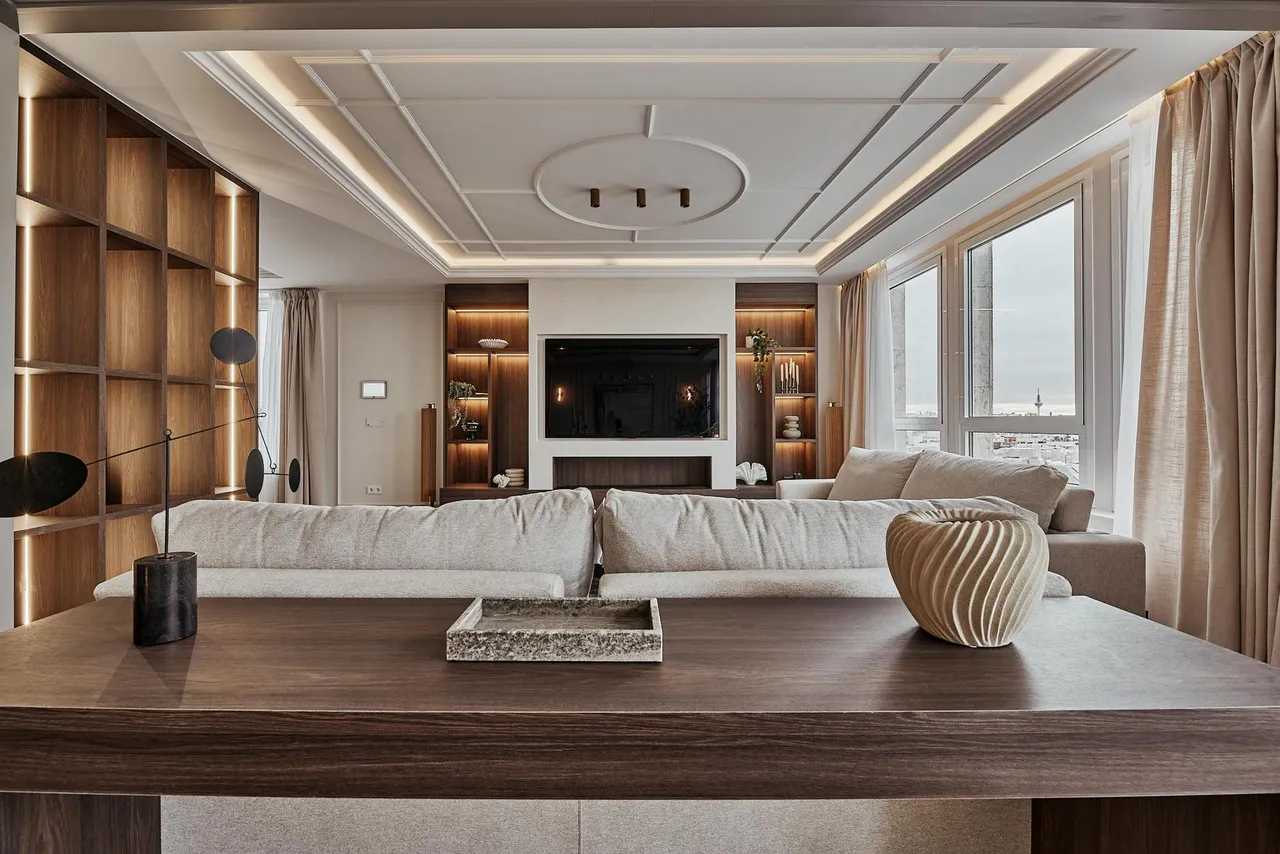 living - Piso de 339m² en venta en El Viso, Madrid - gallery - 3