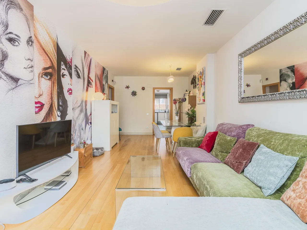 living - 90m² apartment with 46m² terrace for sale in Sants-Badal - gallery - 6