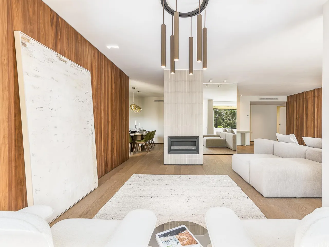 living - Piso de 260m² con 17m² terraza en venta en Pedralbes - gallery - 7