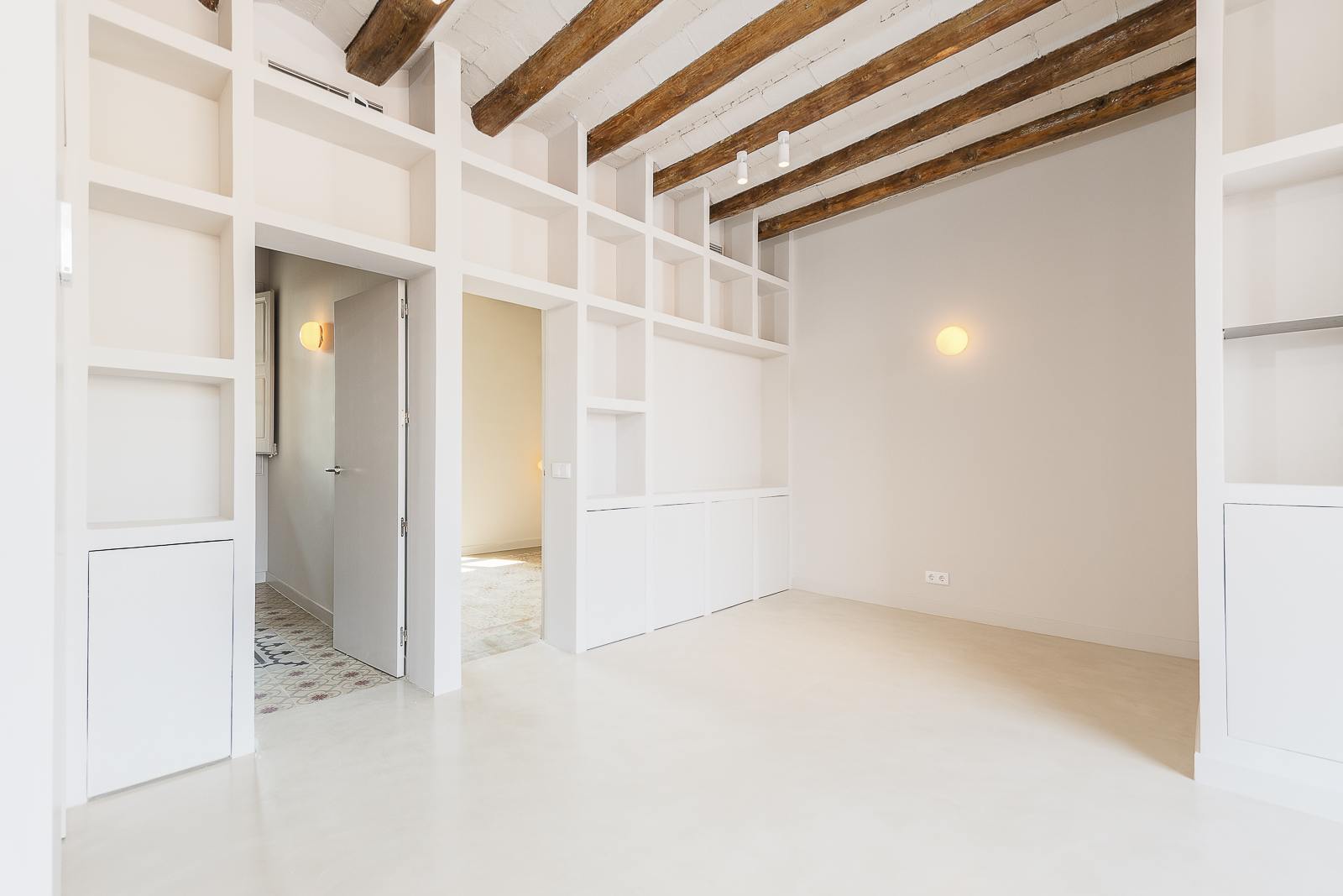 living - Ático de 58m² con 33m² terraza en venta en Sant Gervasi - Galvany - gallery thumbnail - 9