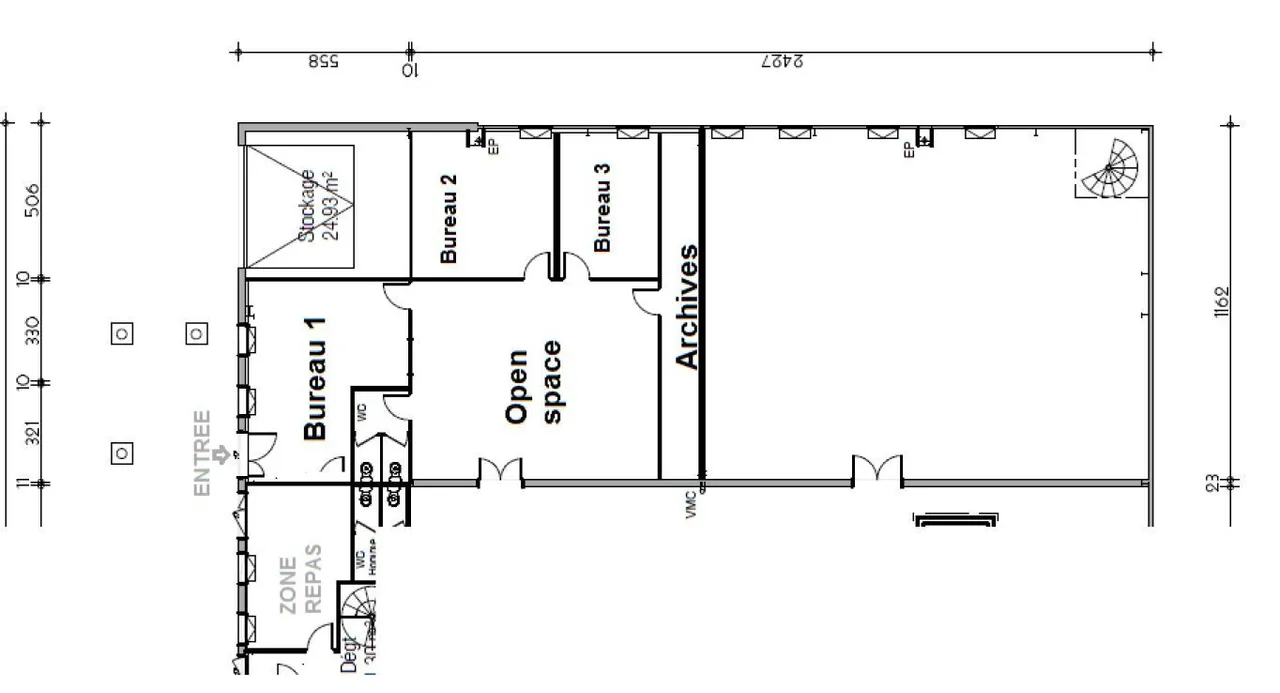 logistics - Activités / Bureaux À Louer - Plan d'étage - 1