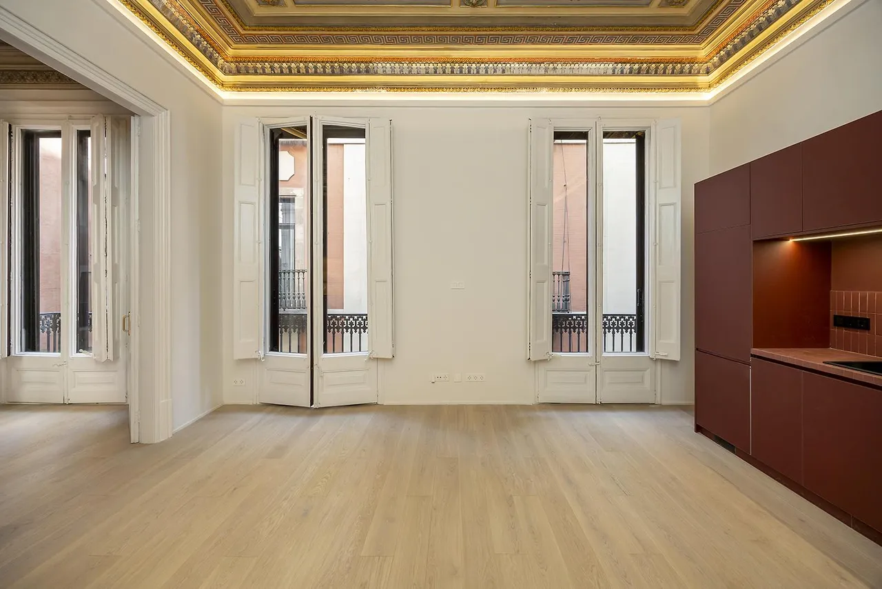 living - Piso de 82m² en venta en Gótico, Barcelona - gallery - 2
