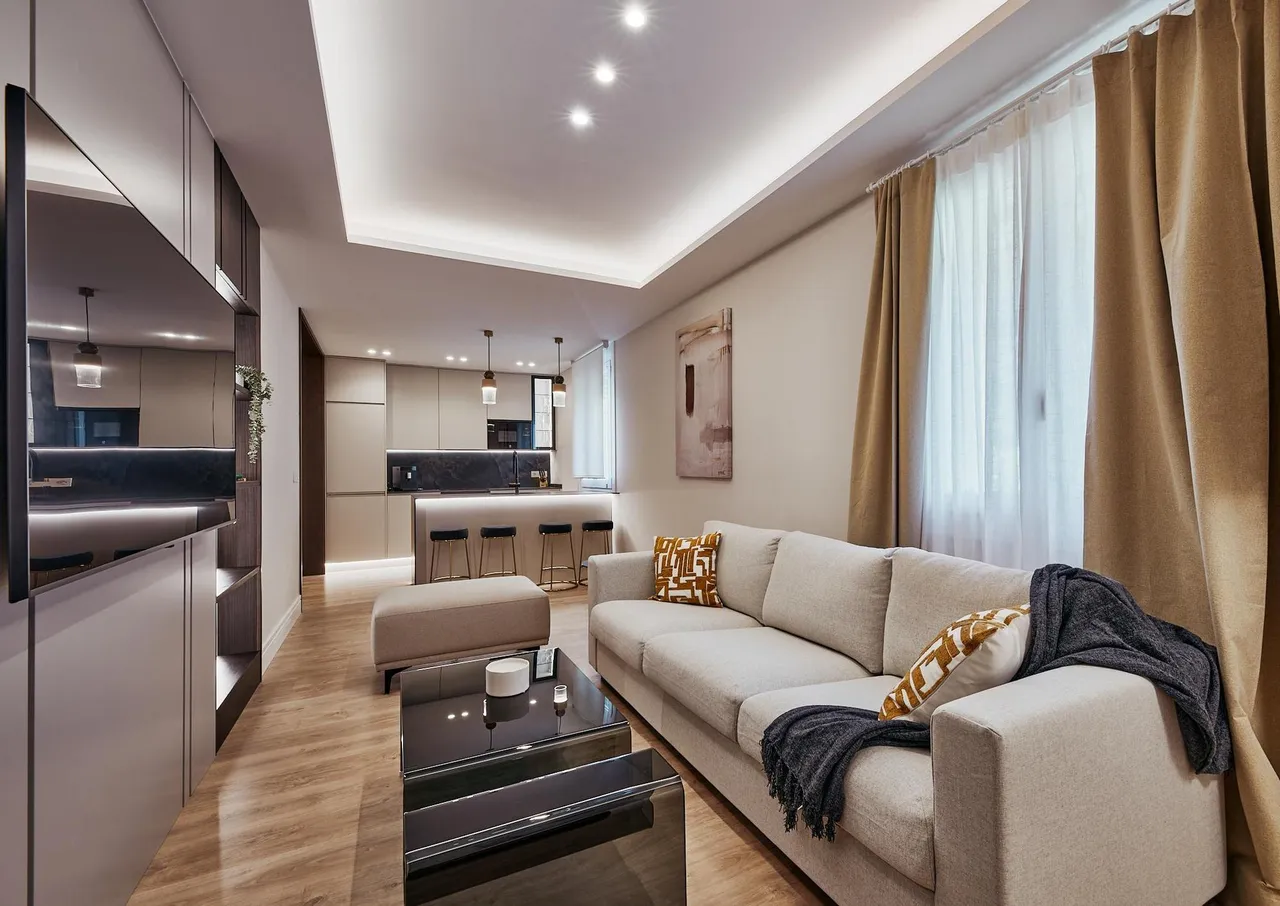 living - Piso de 166m² en venta en Goya, Madrid - gallery - 2
