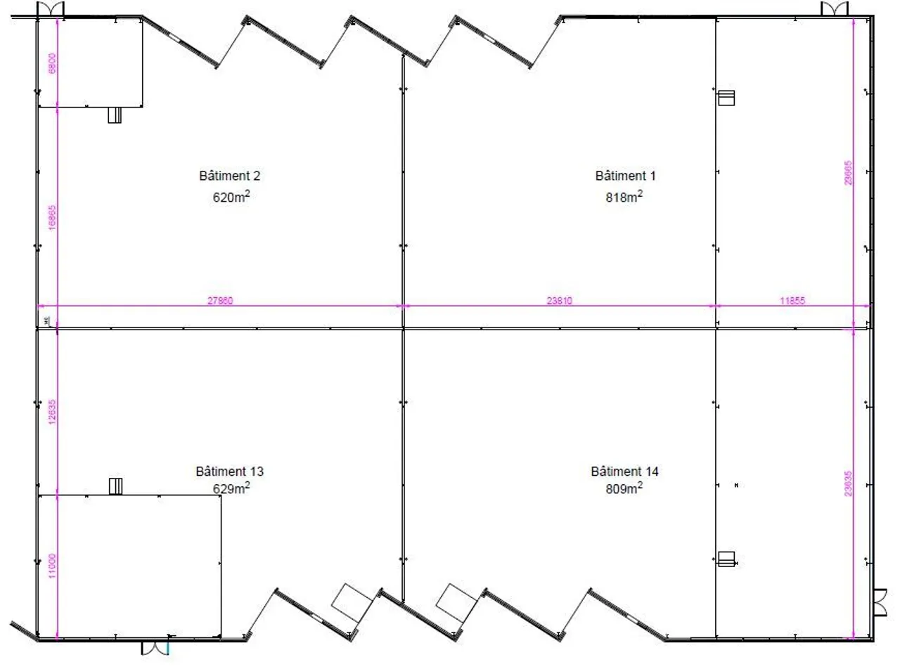 logistics - Light Industrial Premises / Offices For Rent - Planimetria - 2