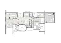 living - 297m² apartment with 55m² terrace for sale in Recoletos - Floor Plan thumbnail - 1