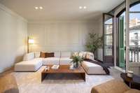 living - 200m² apartment with 15m² terrace for sale in Eixample Right - gallery thumbnail - 6