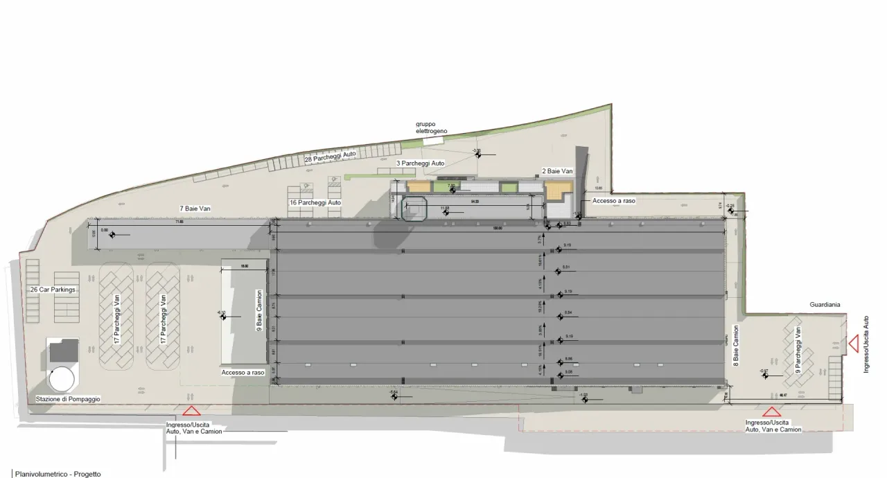logistics - Roma Est - Logistica - Dils - Planimetria - 1