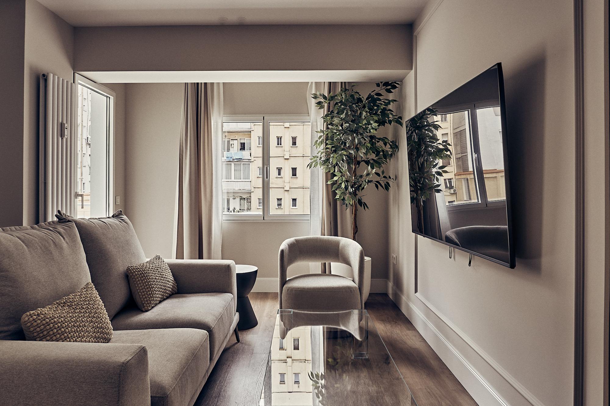 living - Piso de 92m² en venta en Lista, Madrid - gallery thumbnail - 2