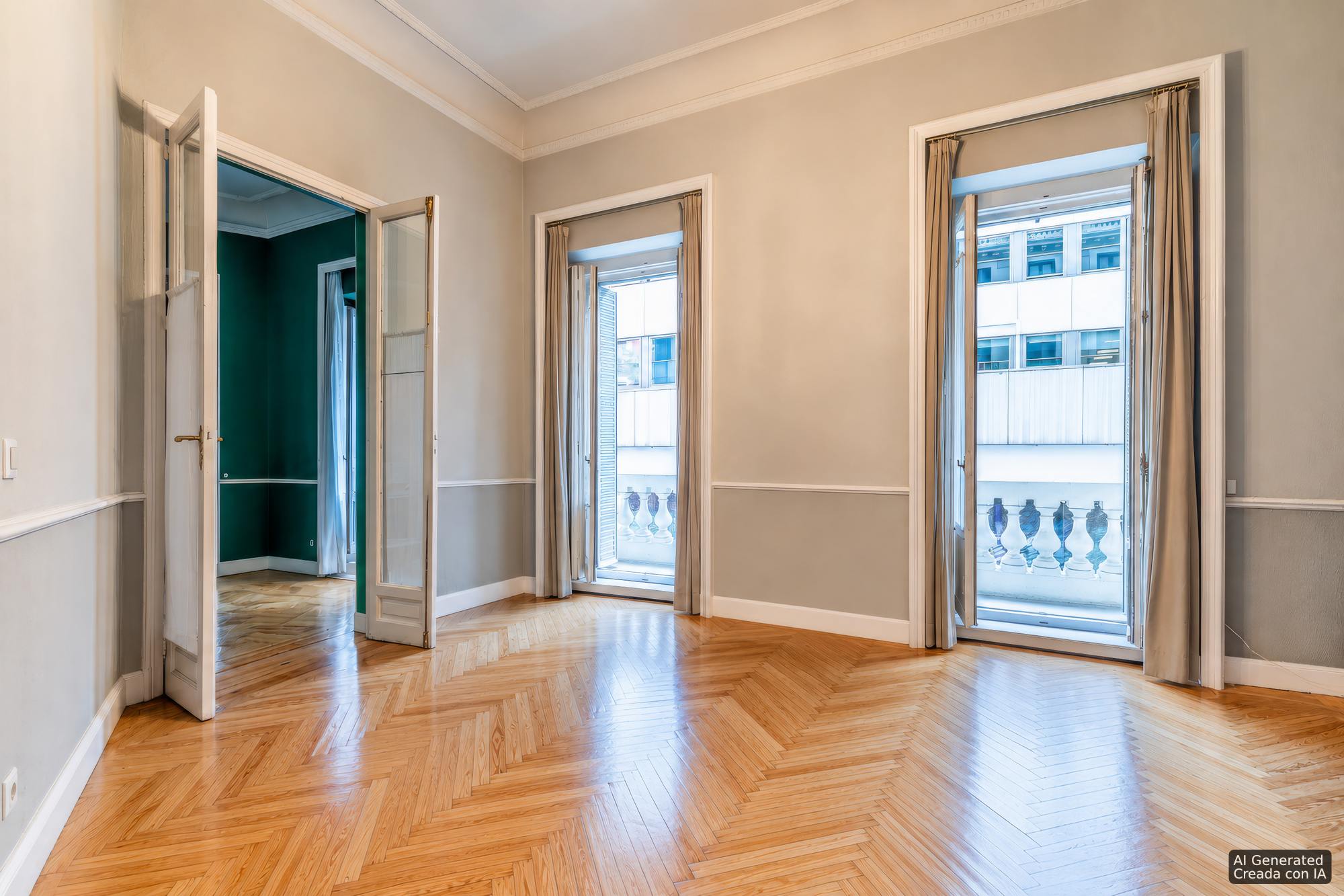 living - Piso de 490m² en venta en Argüelles, Madrid - gallery - 2