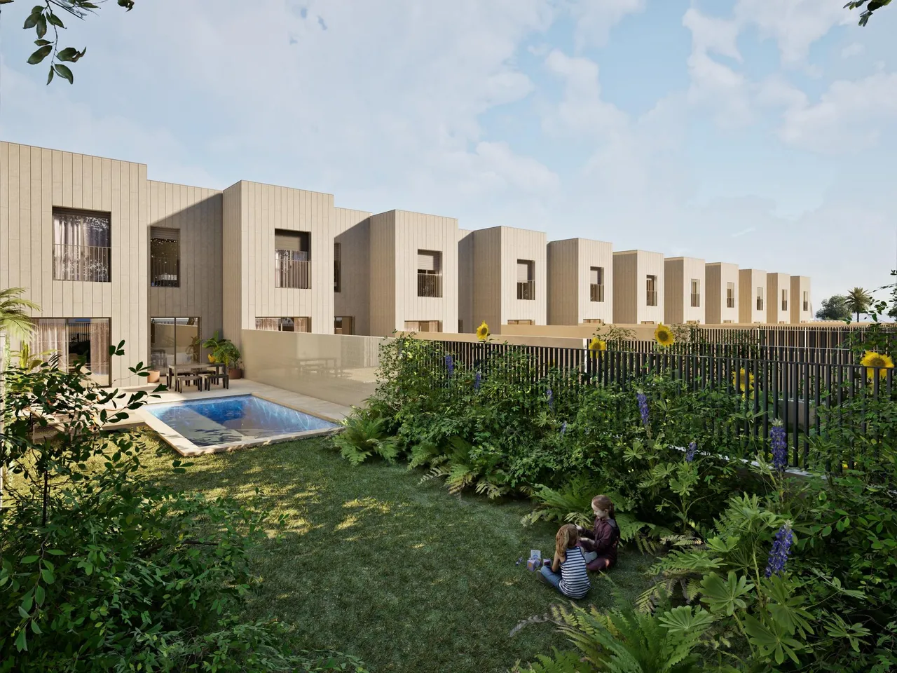 living - Campolivar Villas Houses / Villas, Godella / Rocafort, Valencia - gallery - 6