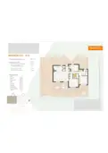 living - Apartamentos de obra nueva en venta con vistas al mar - Plano del piso thumbnail - 1