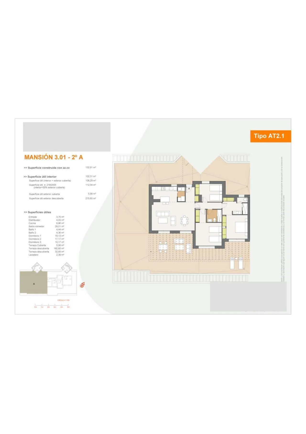 living - New-build apartment for sale with sea views in La Alcaidesa - Floor Plan - 1