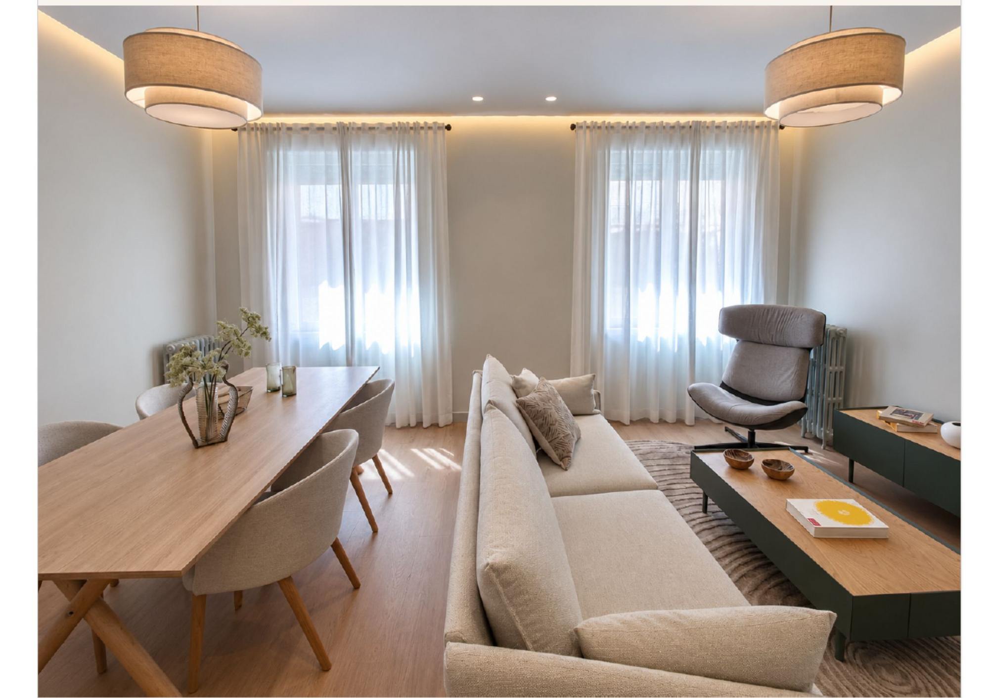 living - Piso de 107m² en venta en Ibiza, Madrid - featured