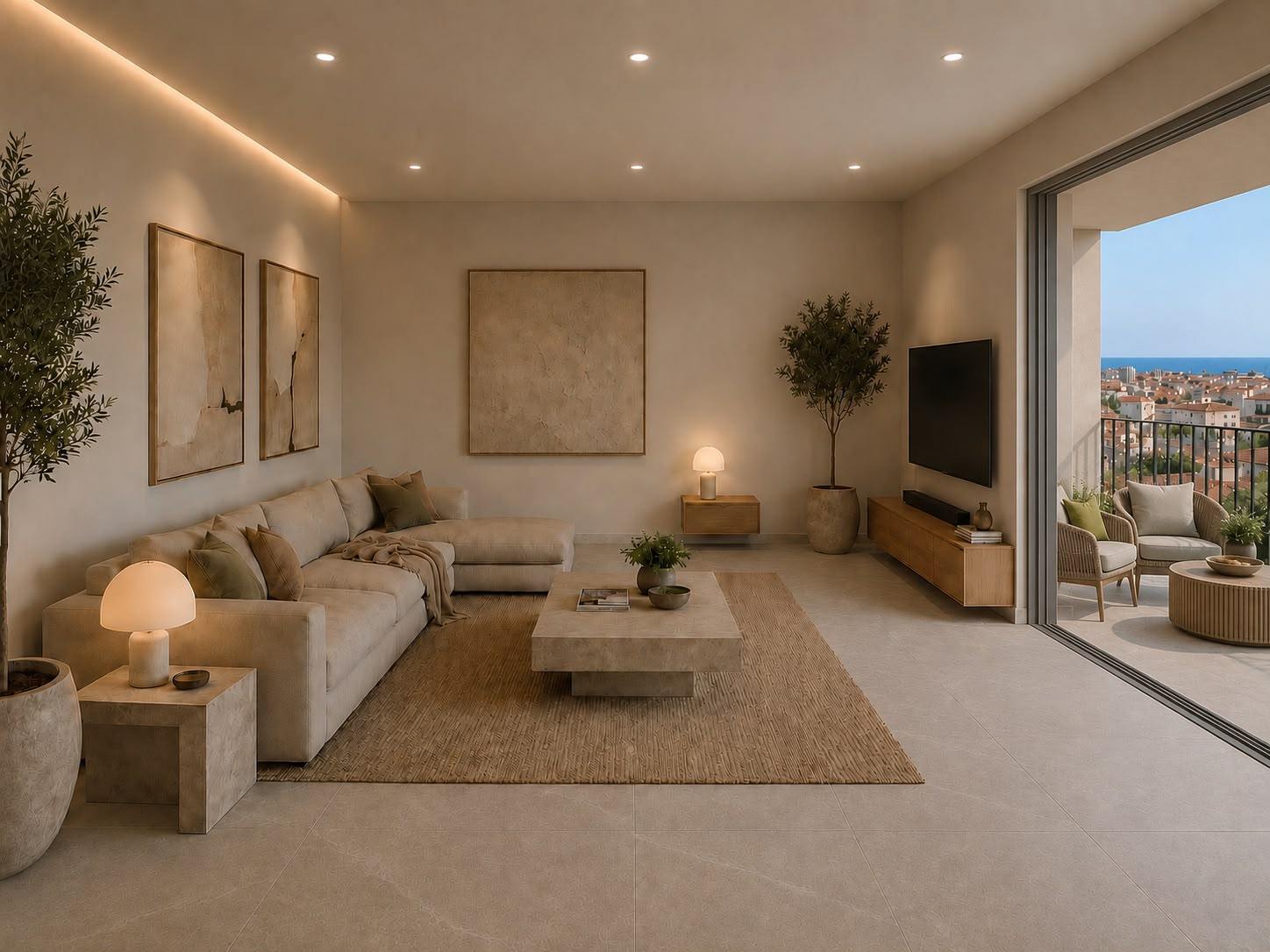living - Piso de 250m² con 50m² terraza en venta en Palma de Mallorca - gallery thumbnail - 2