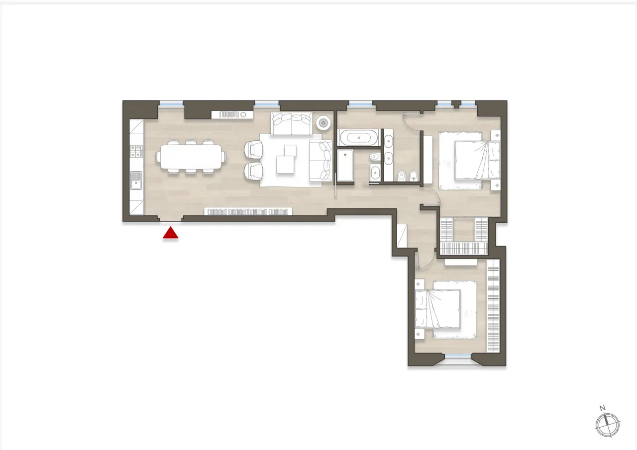 living - Italia 49 - Living - Dils - Floor Plan - 1