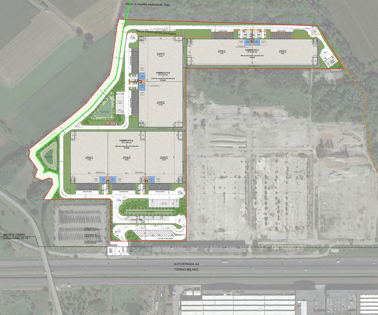 logistics - Settimo Torinese Logistics Park - Logistics - Dils - Floor Plan - 1