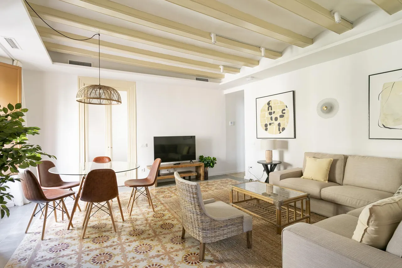 living - Piso de 87m² en venta en Gótico, Barcelona - gallery - 3