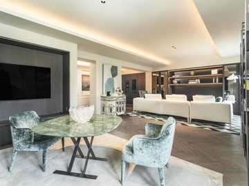 living - Piso de 218m² con 8m² terraza en venta en Eixample Derecho - featured