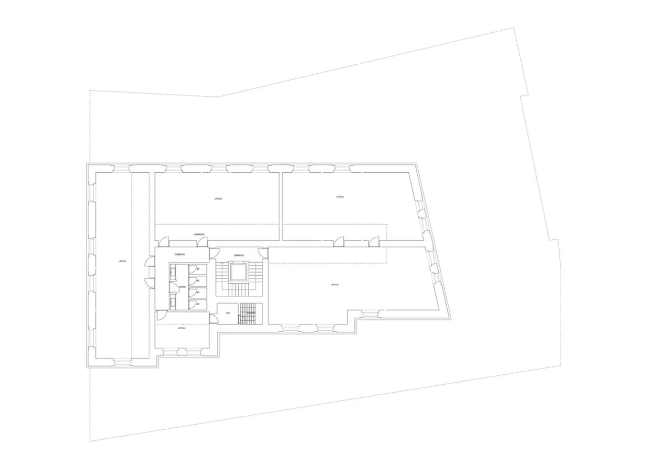 office - View - Villa Emiliani 10 - Office - Dils - Floor Plan - 1