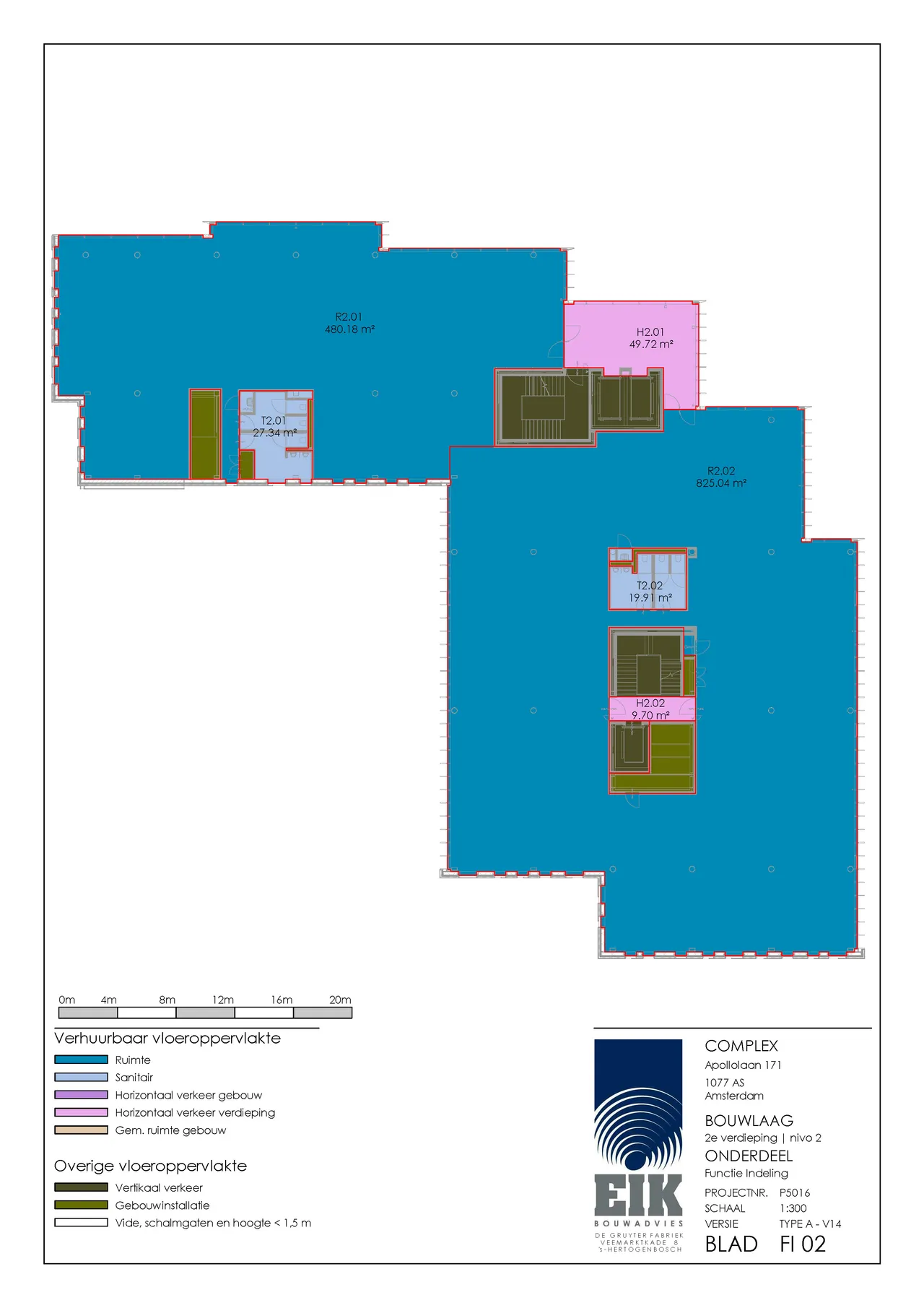 office - Apollolaan 171 - Office - Dils - Verdiepingsplan - 3