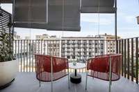 living - 57m² apartment for rent in Eixample Right, Barcelona - gallery thumbnail - 6