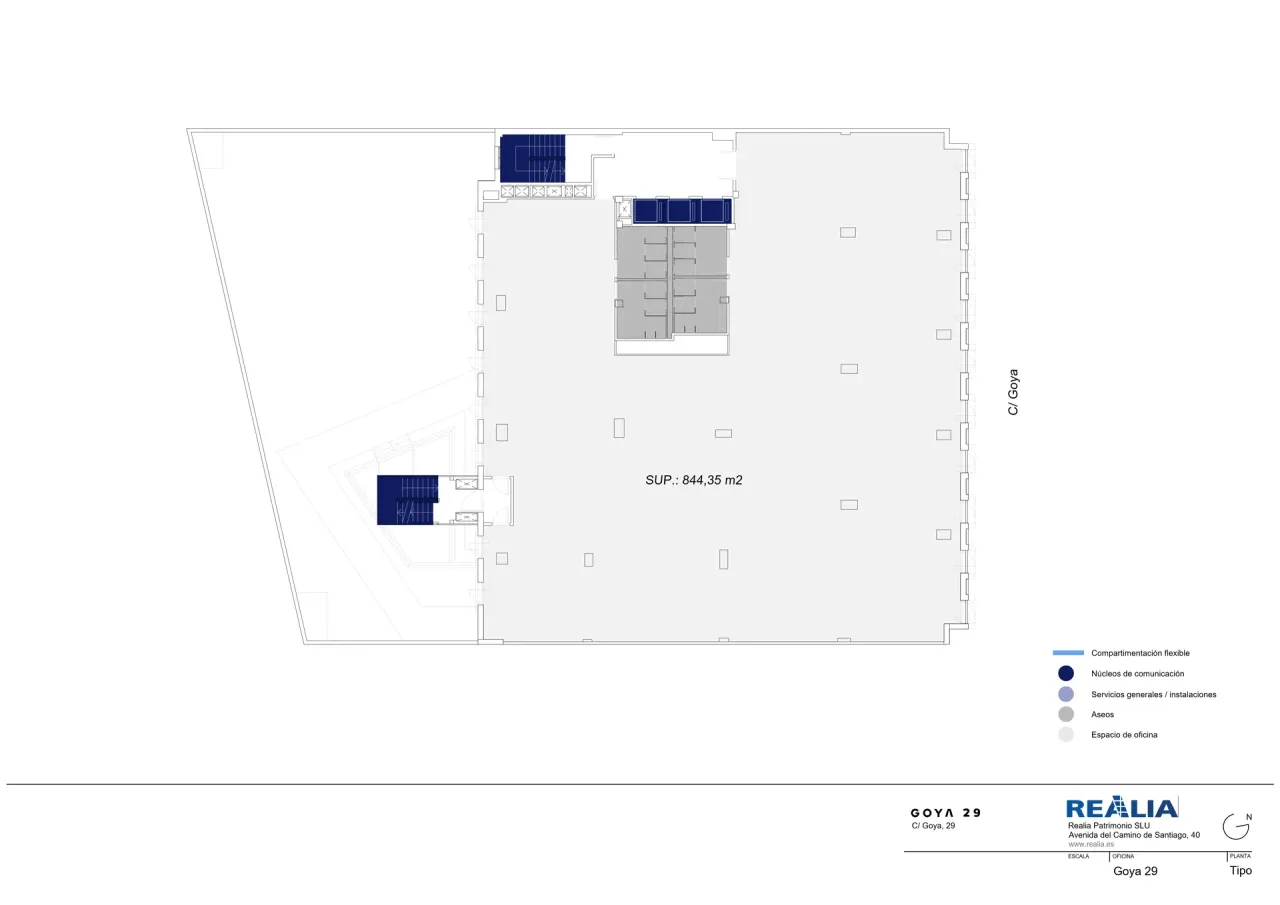 office - Goya 29 - Oficinas - Dils - Plano del piso - 1