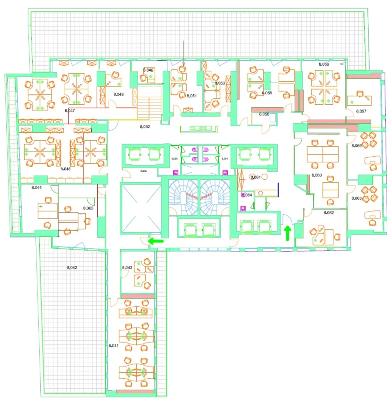 office - Torre Breda - Repubblica 32 - Uffici - Dils - Planimetria - 1