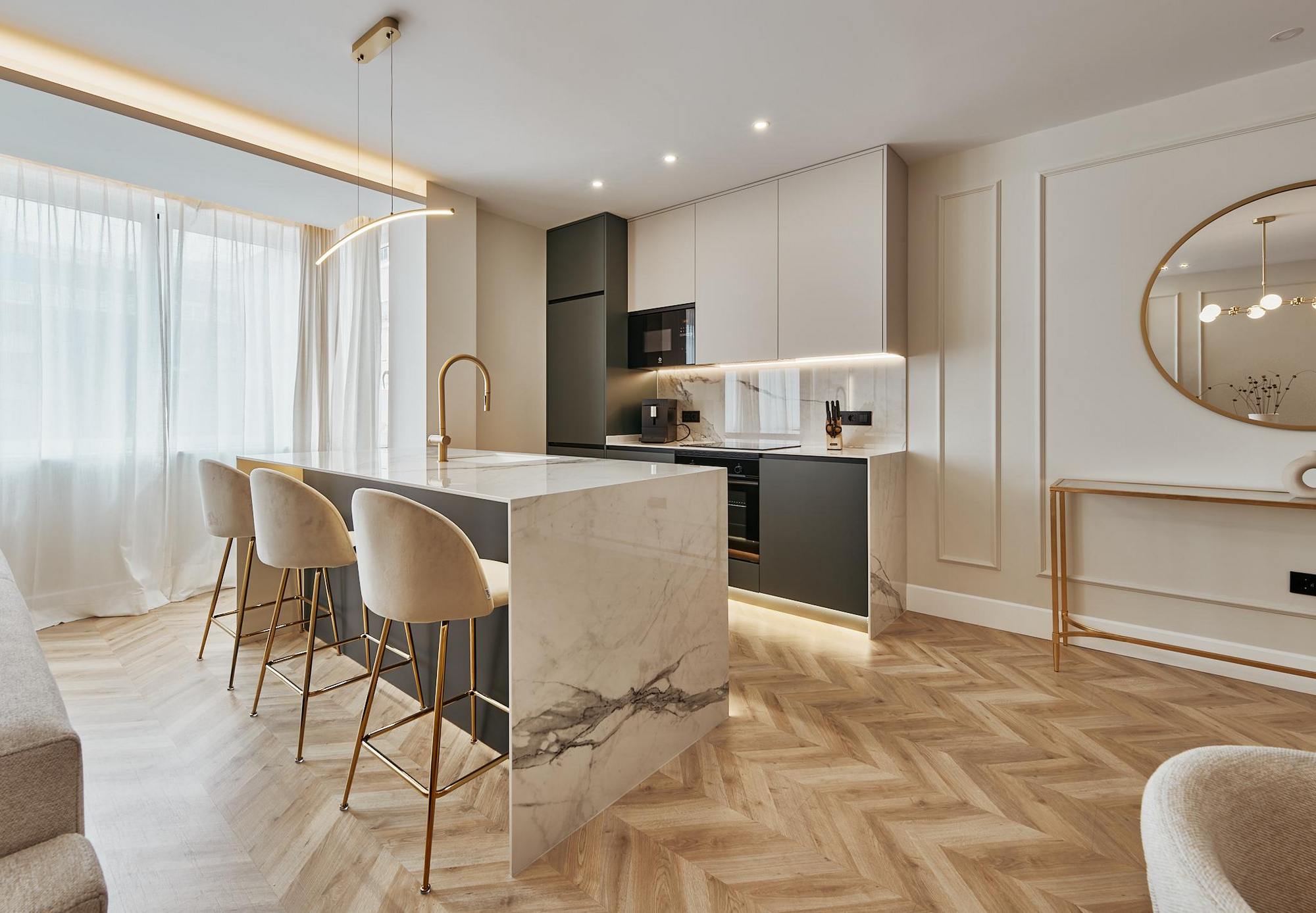 living - Piso de 133m² en venta en Lista, Madrid - gallery thumbnail - 5