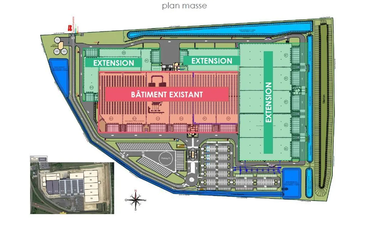 logistics - Logistics Warehouse For Rent - Floor Plan - 1