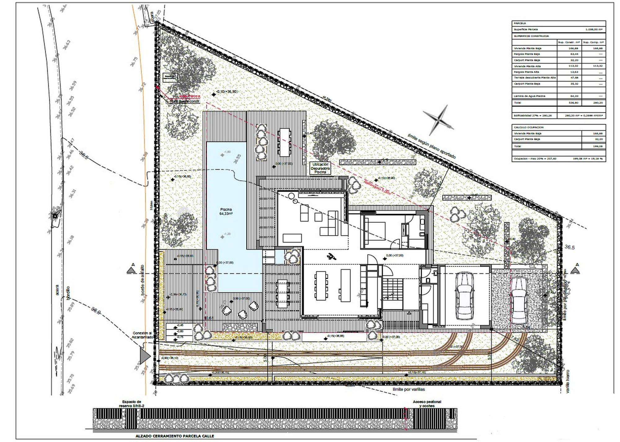 living - 1,043m² plot for sale in Santanyí, Balearic Islands - Floor Plan thumbnail - 4
