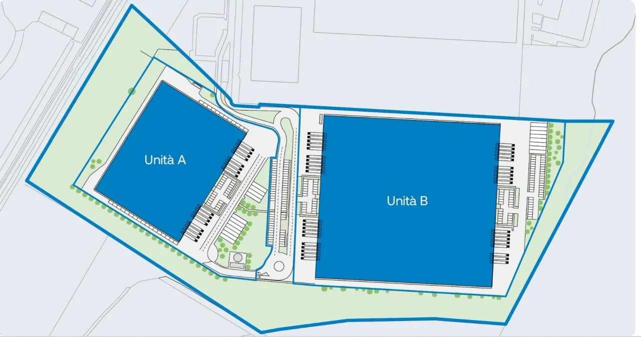 logistics - Osmannoro Logistics Park - Logistics - Dils - Plan d'étage - 1