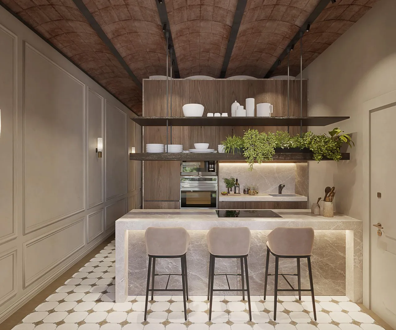 living - Piso de 71m² con 10m² terraza en venta en Sagrada Família - gallery - 4