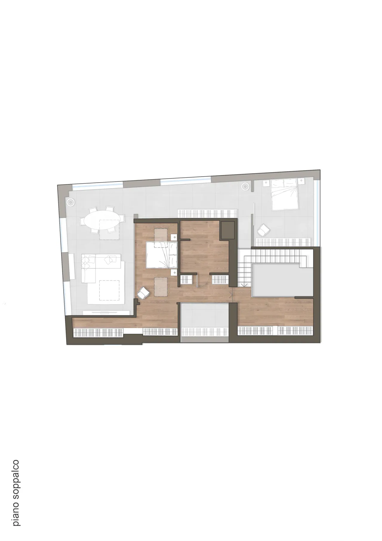 living - Via Water Tobagi n. 8 Milano - Living - Dils - Planimetria - 2