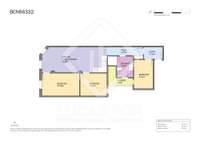 living - 66m² apartment for sale in Sant Gervasi - Galvany - Floor Plan thumbnail - 1