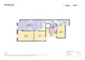 living - Piso de 66m² en venta en Sant Gervasi - Galvany, Barcelona - Plano del piso thumbnail - 1