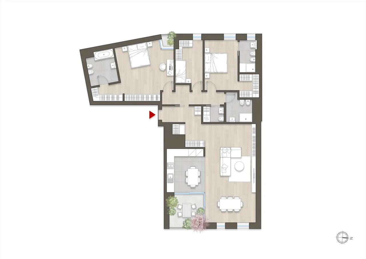living - Paisiello 6 - Living - Dils - Floor Plan - 1