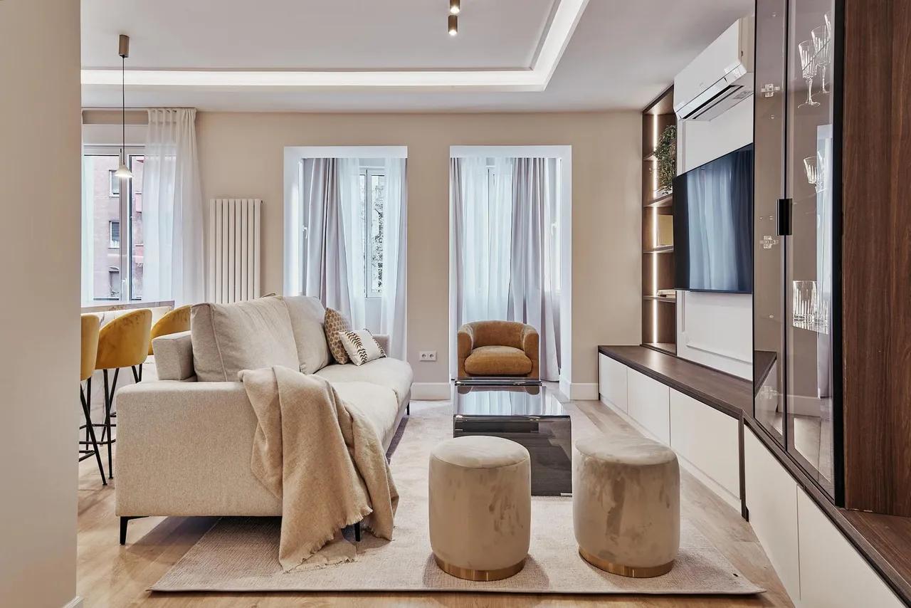living - Piso de 142m² en venta en Goya, Madrid - gallery - 3
