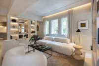 living - Piso de 185m² en venta en Turó Park, Barcelona - gallery thumbnail - 5
