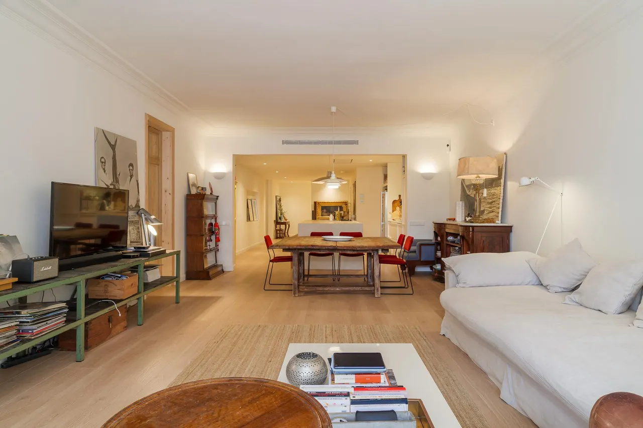 living - 169m² apartment with 23m² terrace for sale in Sant Gervasi - La Bonanova - gallery - 7