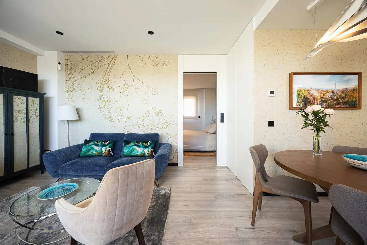 living - Ático de 58m² con 38m² terraza en venta en Sant Gervasi - Galvany - gallery - 6