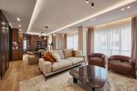 living - 200m² apartment with 9m² terrace for sale in Lista, Madrid - gallery thumbnail - 3