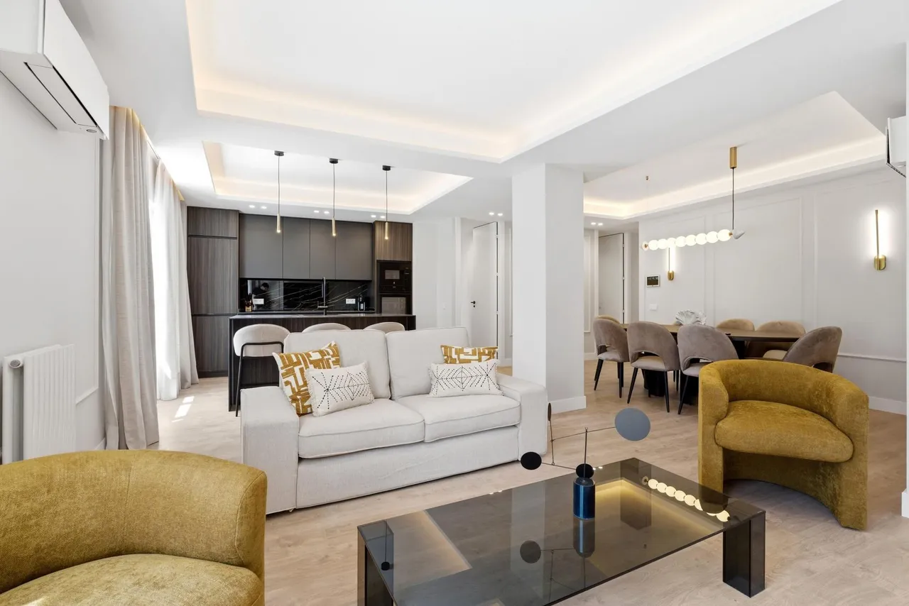 living - Piso de 168m² en venta en Goya, Madrid - gallery - 2