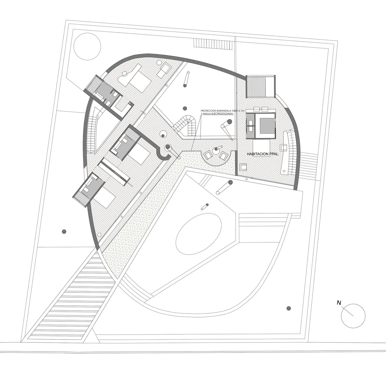 living - Casa / villa de 692m² en venta en San José, Islas Baleares - Plano del piso - 3