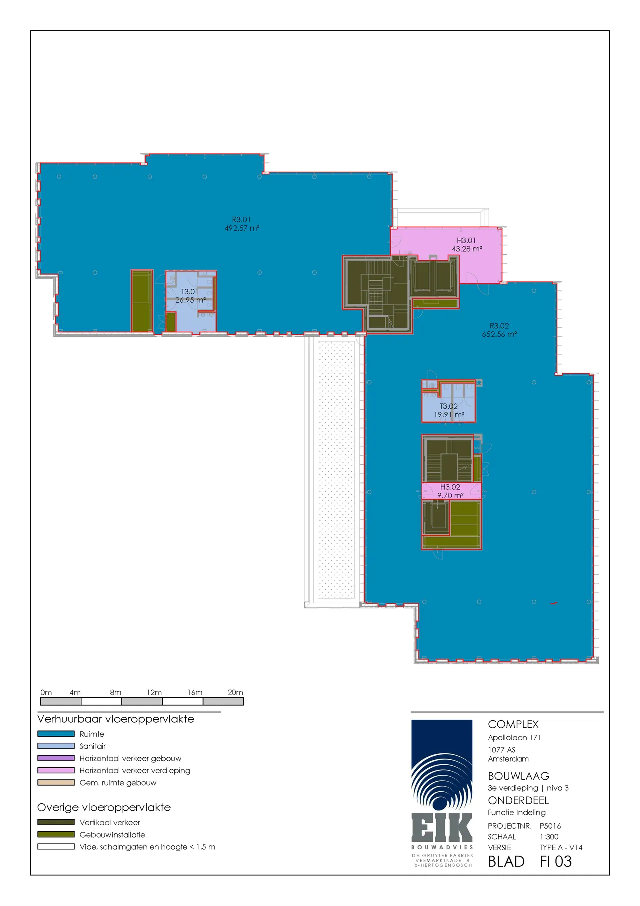 office - Apollolaan 171 - Office - Dils - Verdiepingsplan - 4