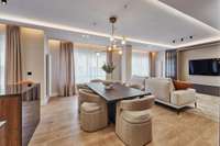 living - 200m² apartment with 9m² terrace for sale in Lista, Madrid - gallery thumbnail - 5