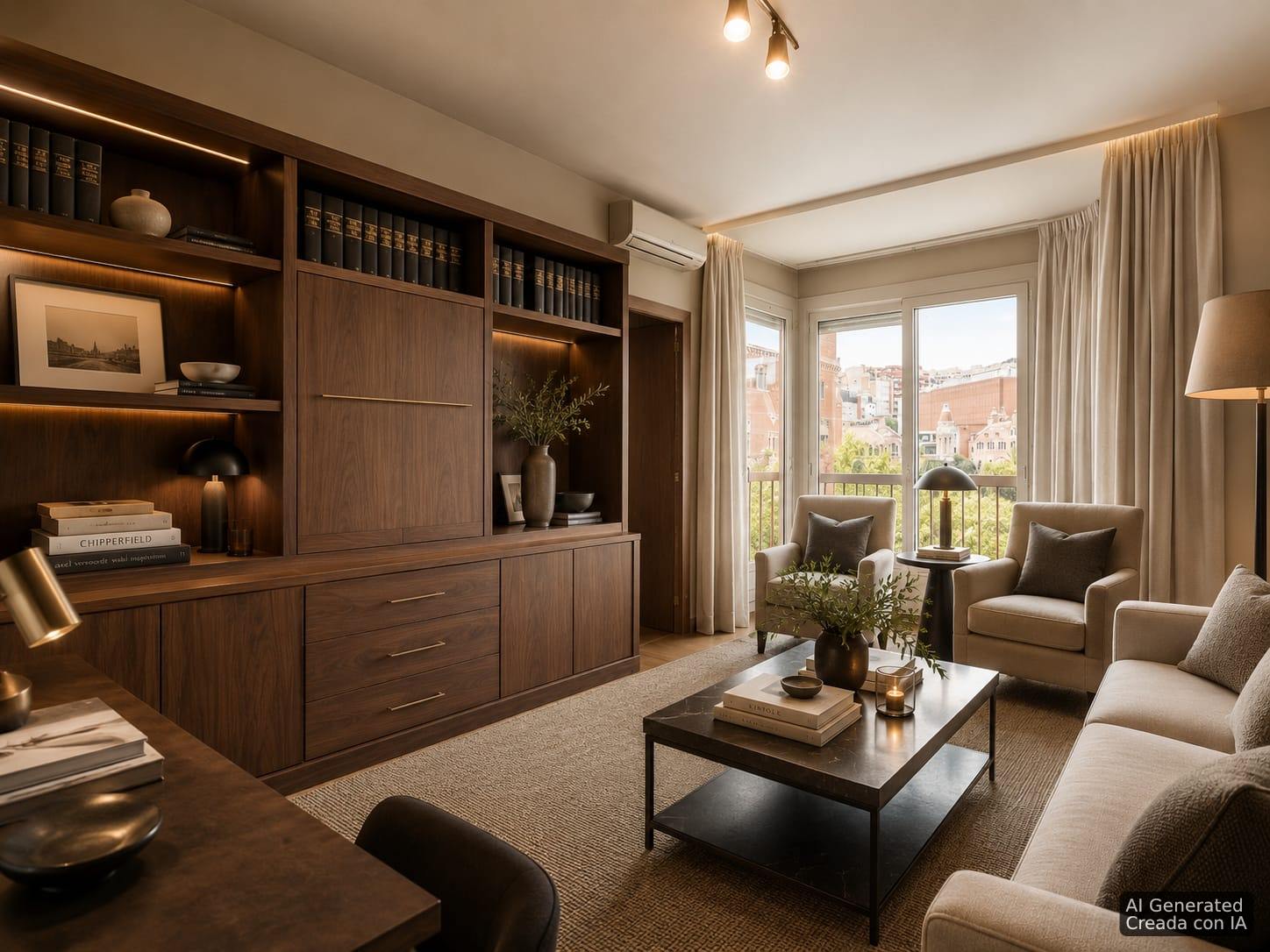 living - Piso de 86m² en venta en Eixample Derecho, Barcelona - gallery thumbnail - 1
