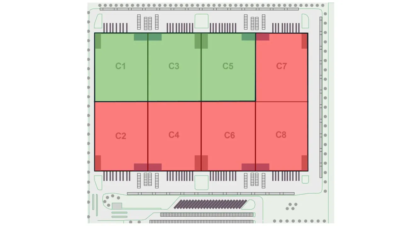 logistics - Torino Warehouse - Logistiek - Dils - Verdiepingsplan - 1