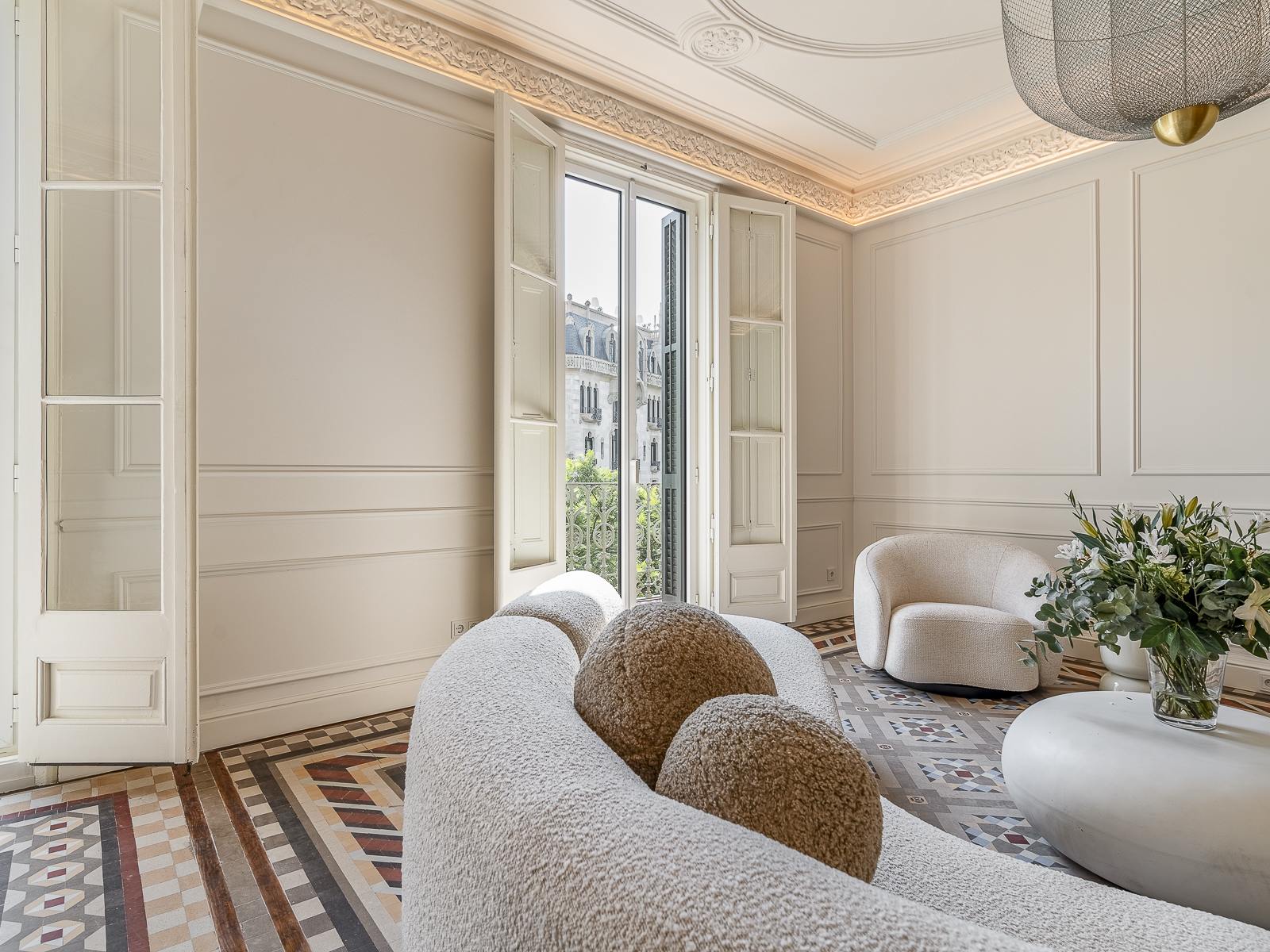 living - 215m² apartment for sale in Gràcia, Barcelona - gallery - 8