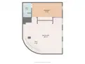 living - Piso de 159m² con 61m² terraza en venta en Terramar - Plano del piso thumbnail - 1